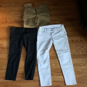 Gap Old Navy Maternity Cropped Pants Size 6